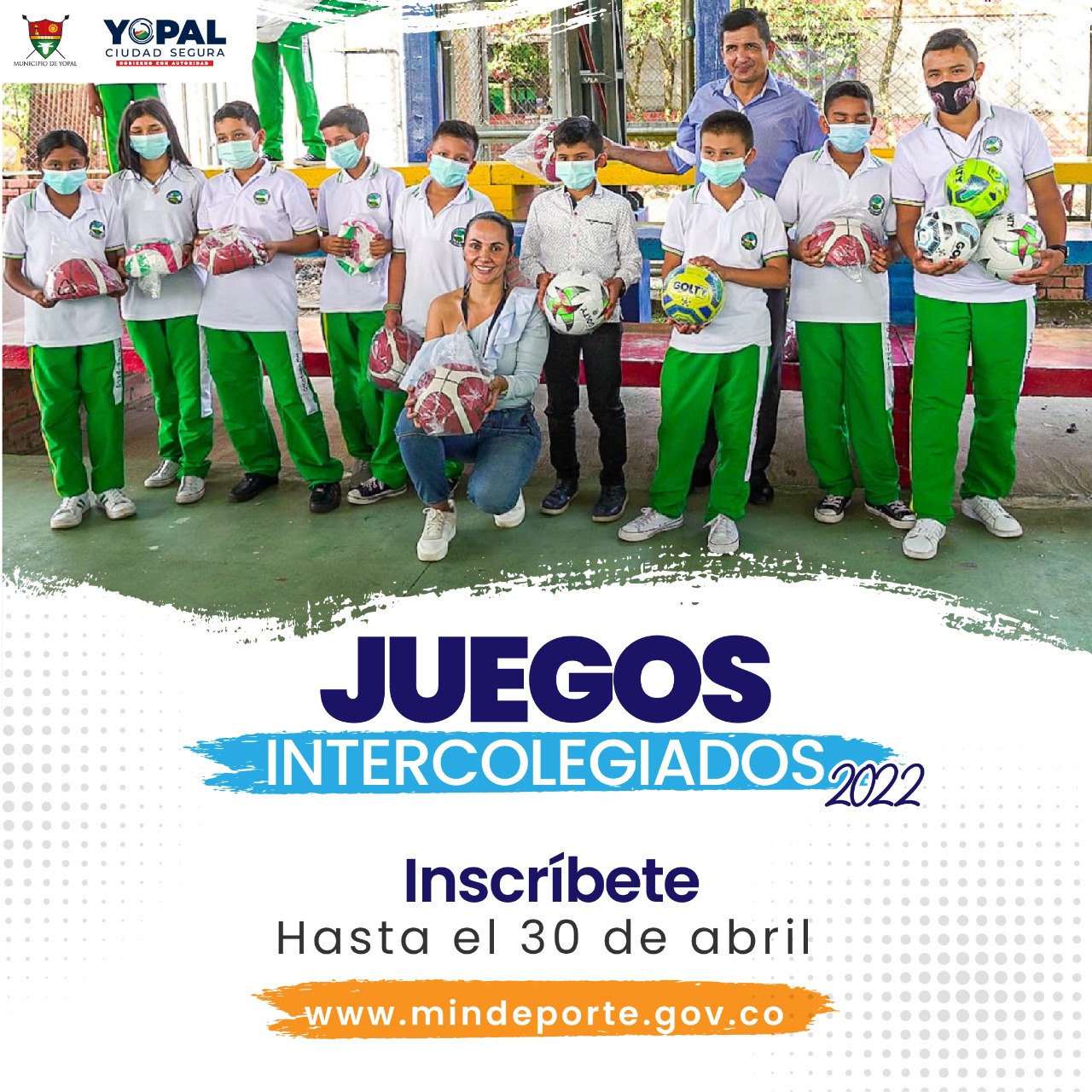 Abiertas inscripciones para los Juegos Intercolegiados Nacionales 2022