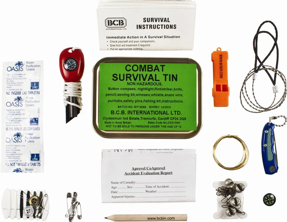 Kit de Supervivencia impermeable BCB